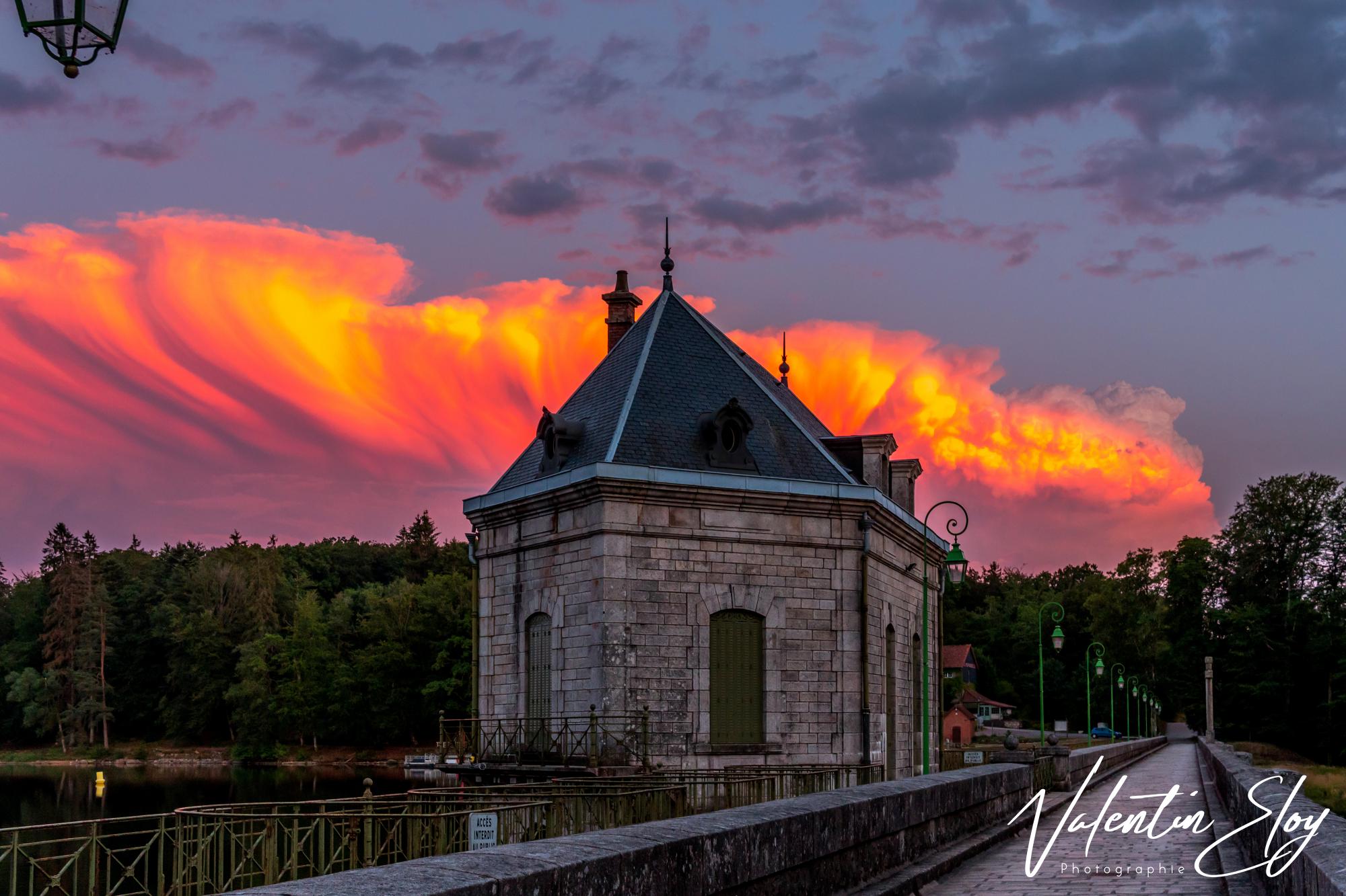 Couché de soleil Settons