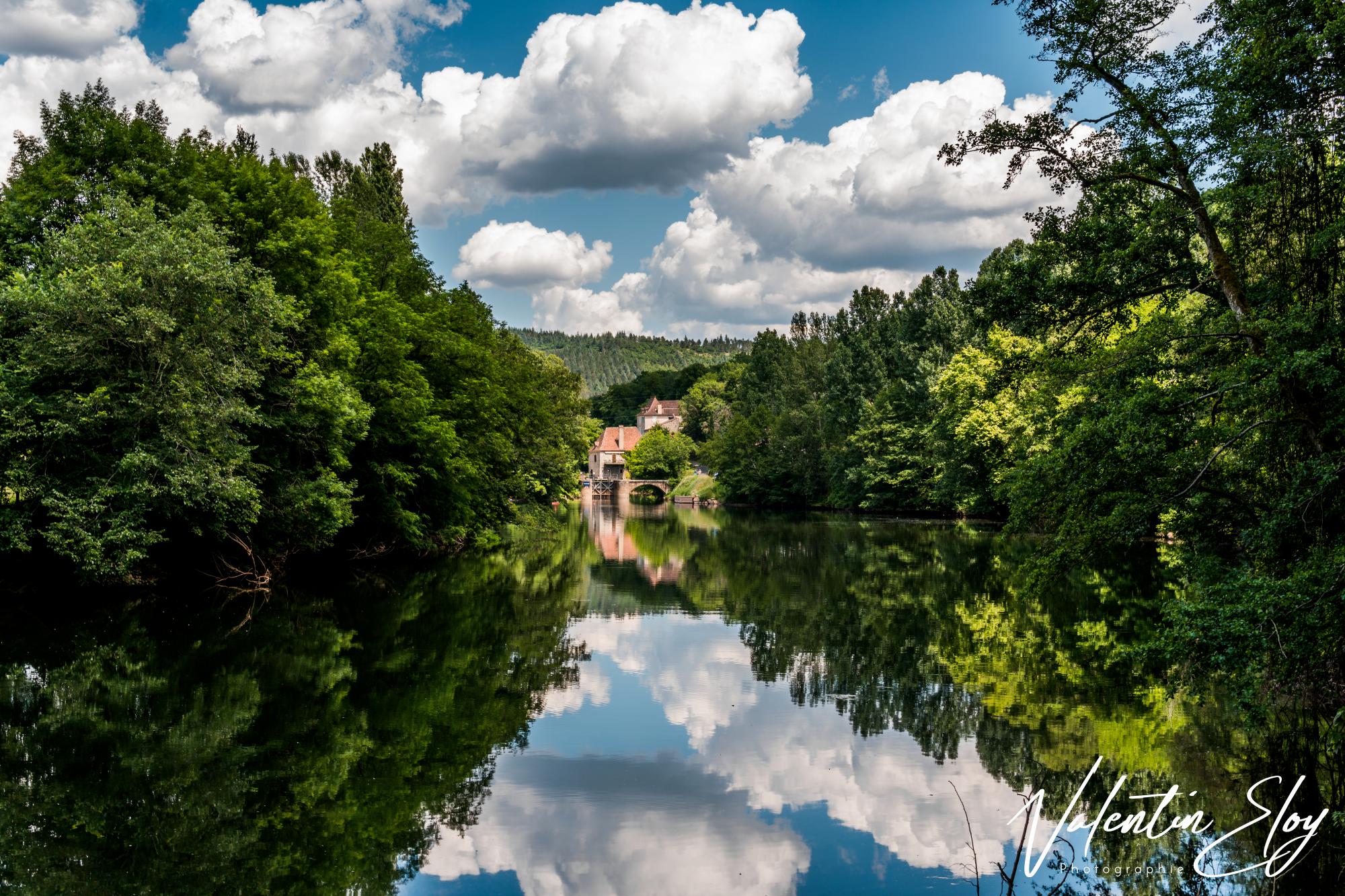 Reflets sur la Dordogne