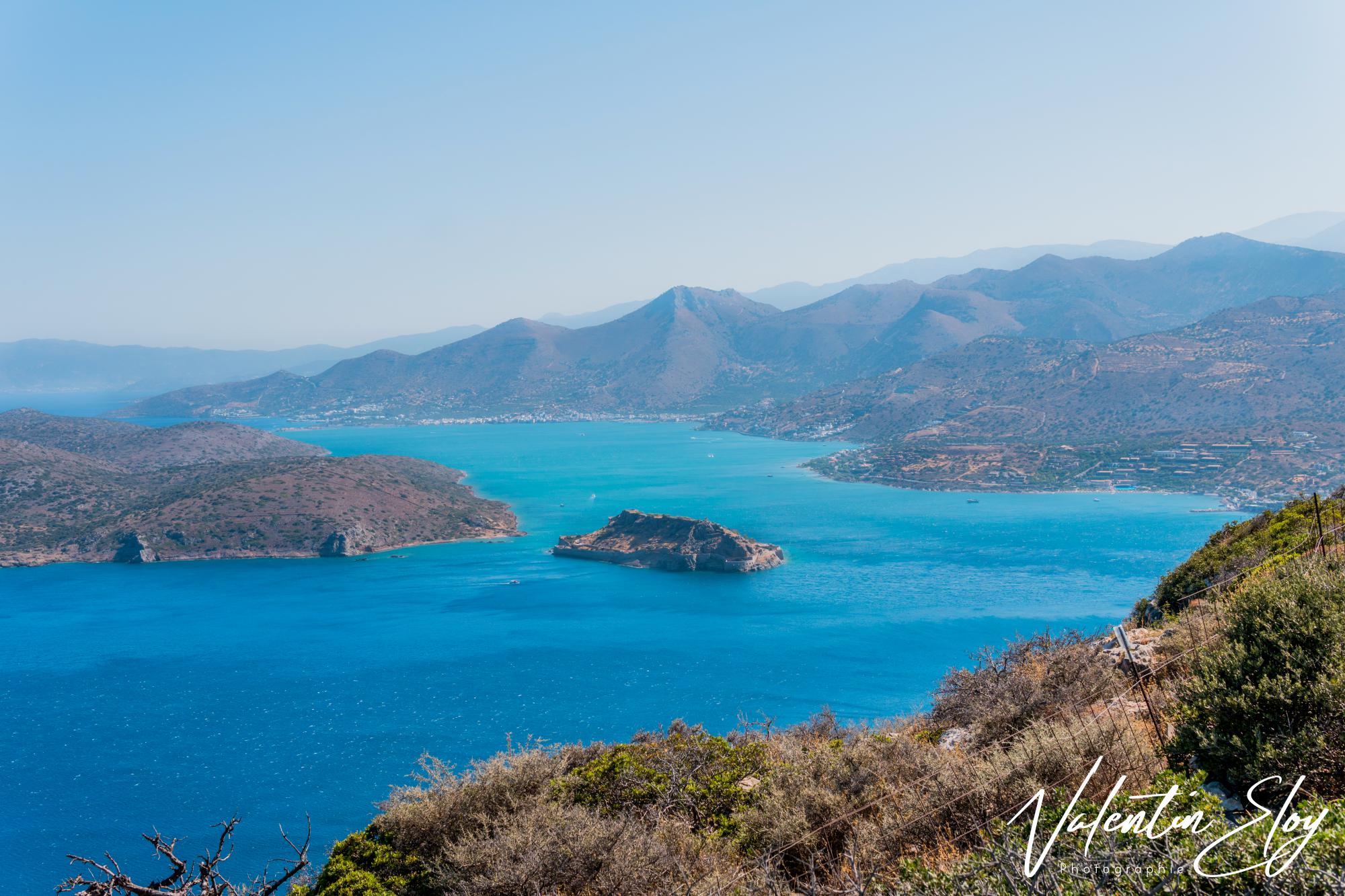 Point de vue du fort de Spinalonga