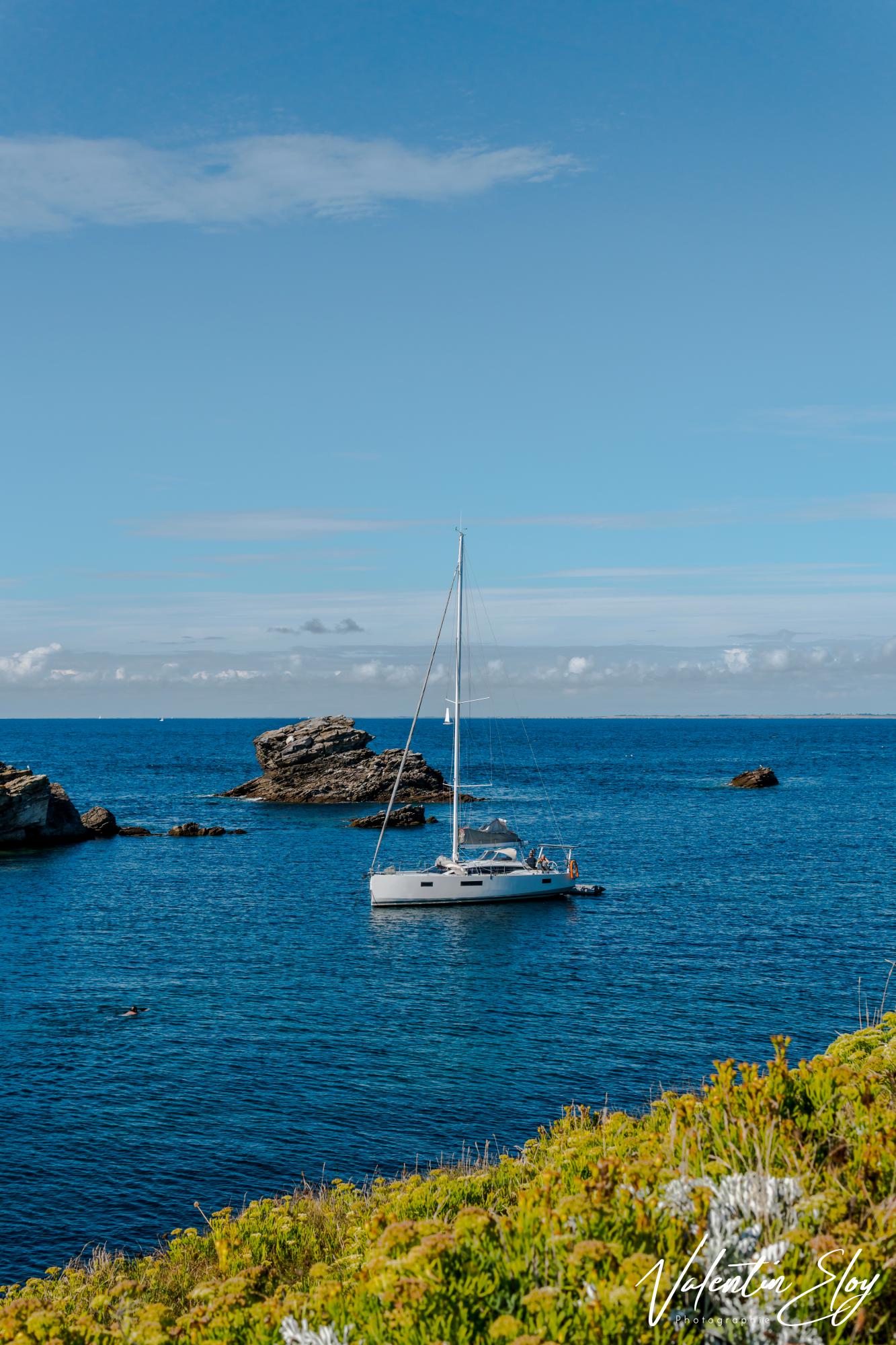 Voiler plage des Poulains